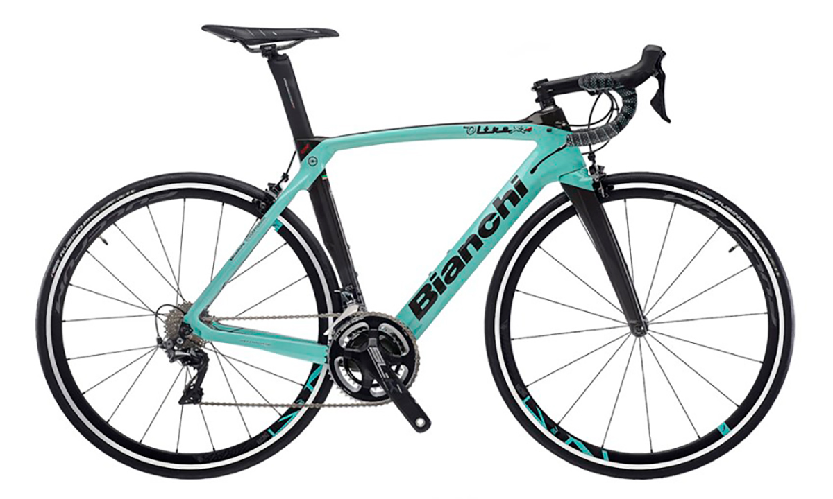 Фотография Велосипед Bianchi Oltre XR.4 CV Dura Ace 28" (2020) 2020 Бирюзовый